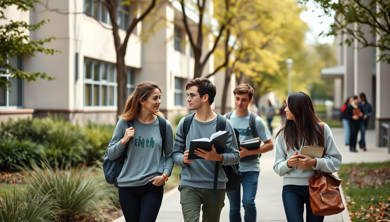 Student using online courses for flexible education
