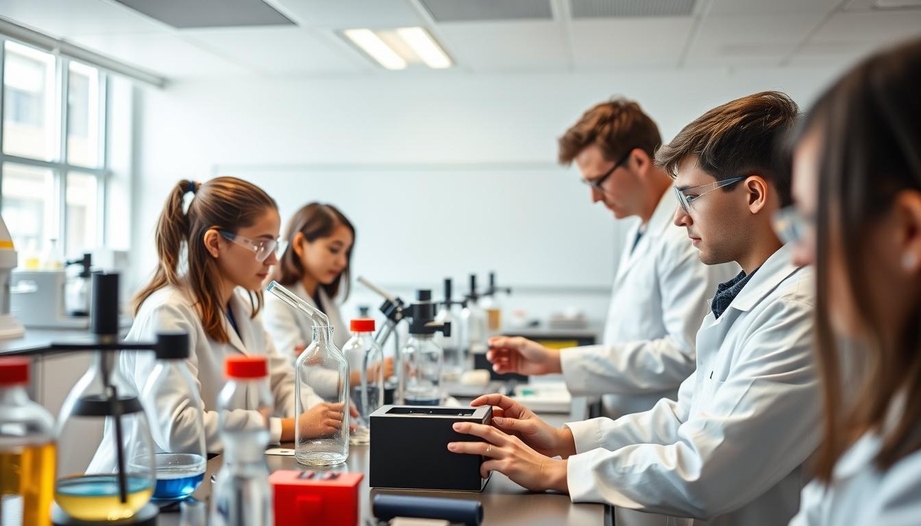 Structured study materials and learning resources on a desk